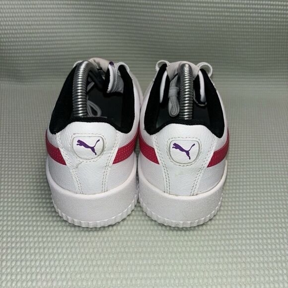 Puma Carina Soft Foam+ Platform Shoes Sneakers Women’s Size 10 White Pink - Picture 4 of 9